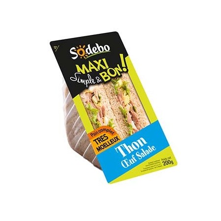 Sandwich Maxi SIMPLE & BON ! Thon/oeuf/salade